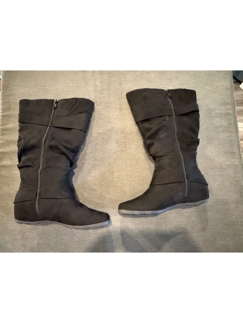 Journee Collection Jester Boot Black Size 9.5M Extra wide calf